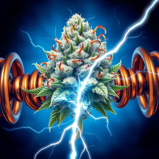 Strain art for Acdc: an illustration, not a photo of the product