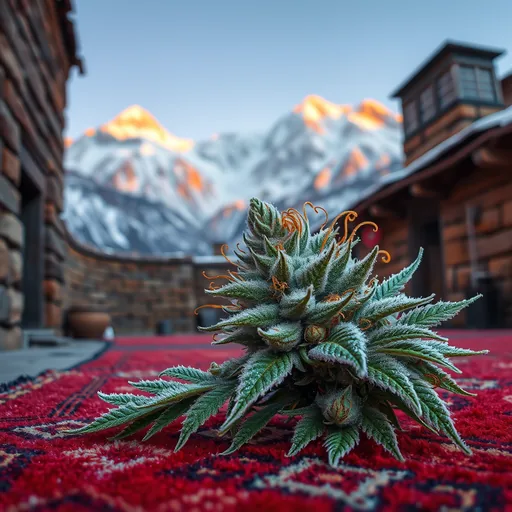 Strain art for Afghani: an illustration, not a photo of the product
