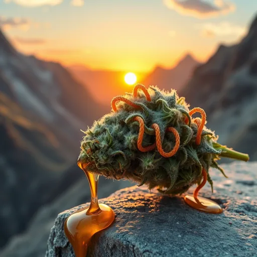 Strain art for Afgooey: an illustration, not a photo of the product