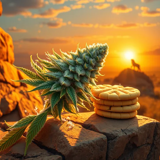 Strain art for Animal Cookies: an illustration, not a photo of the product