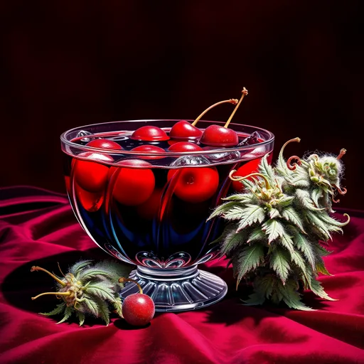 Strain art for Black Cherry Punch: an illustration, not a photo of the product