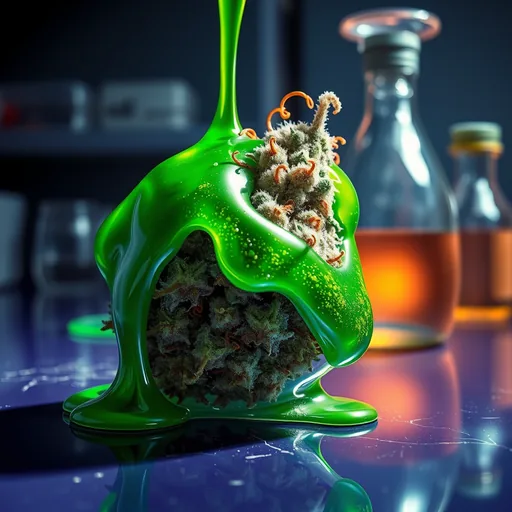 Strain art for Blob OG: an illustration, not a photo of the product