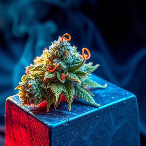 Strain art for Blue Steel: an illustration, not a photo of the product