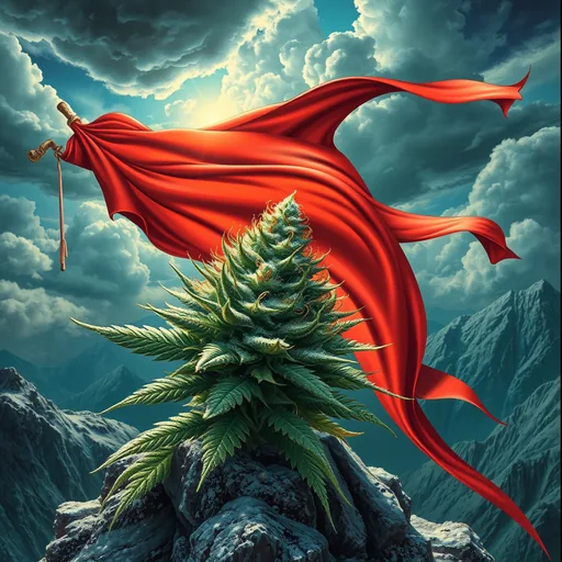 Strain art for Bruce Banner: an illustration, not a photo of the product