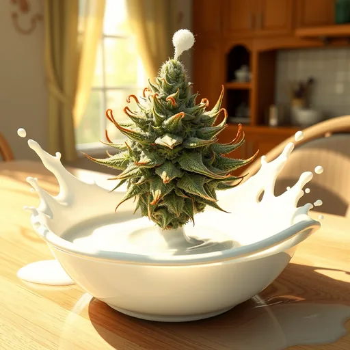 Strain art for Cereal Milk: an illustration, not a photo of the product