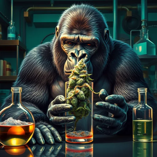 Strain art for Chem Ape: an illustration, not a photo of the product