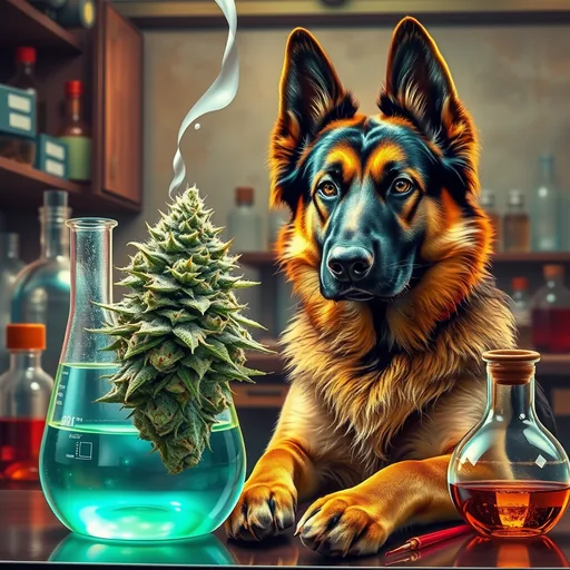 Strain art for Chemdawg: an illustration, not a photo of the product