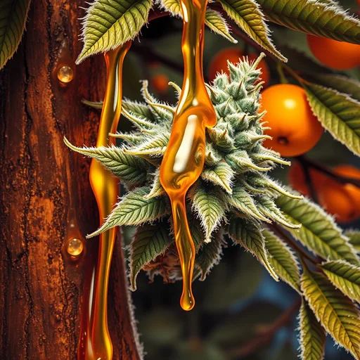 Strain art for Citrus Sap: an illustration, not a photo of the product