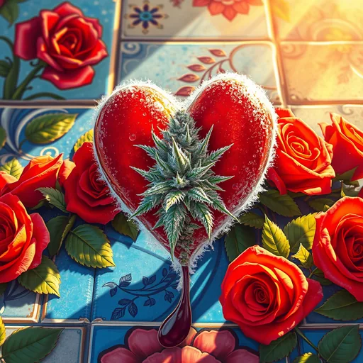 Strain art for Corazon: an illustration, not a photo of the product