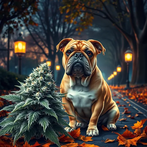 Strain art for Dogwalker OG: an illustration, not a photo of the product