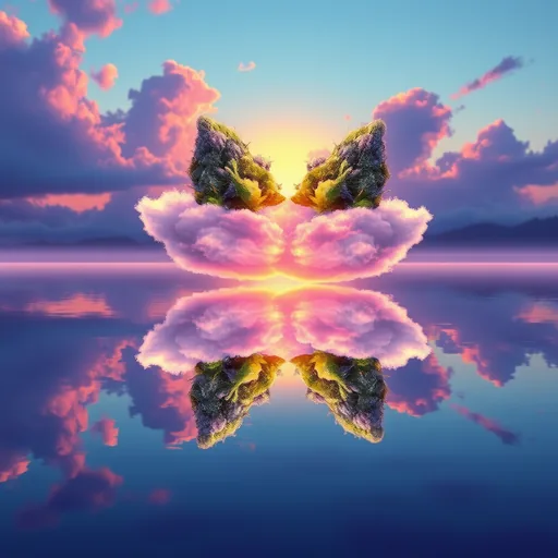 Strain art for Double Dream: an illustration, not a photo of the product