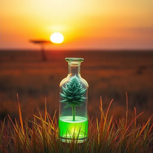 Strain art for Durban Poison: an illustration, not a photo of the product