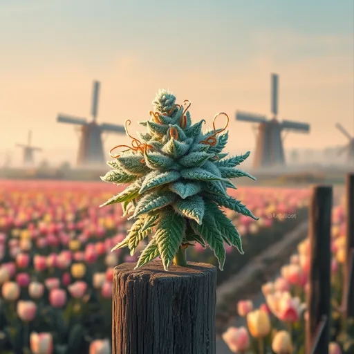 Strain art for Dutch Haze: an illustration, not a photo of the product