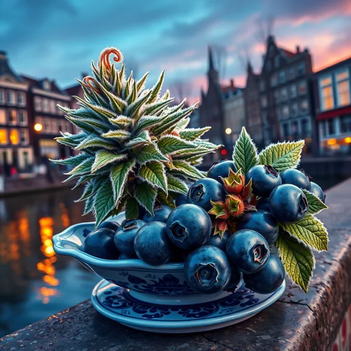 Strain art for Dutchberry: an illustration, not a photo of the product