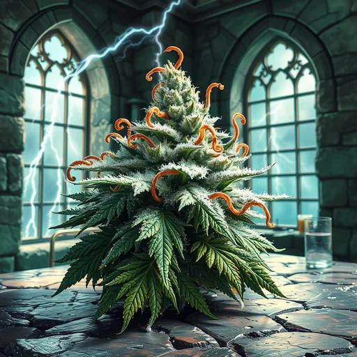 Strain art for Frankenstein: an illustration, not a photo of the product