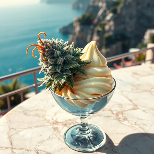 Strain art for Gelato 33: an illustration, not a photo of the product