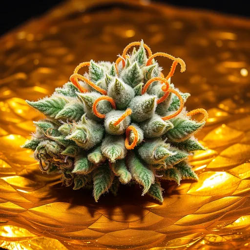 Strain art for Golden Ticket: an illustration, not a photo of the product
