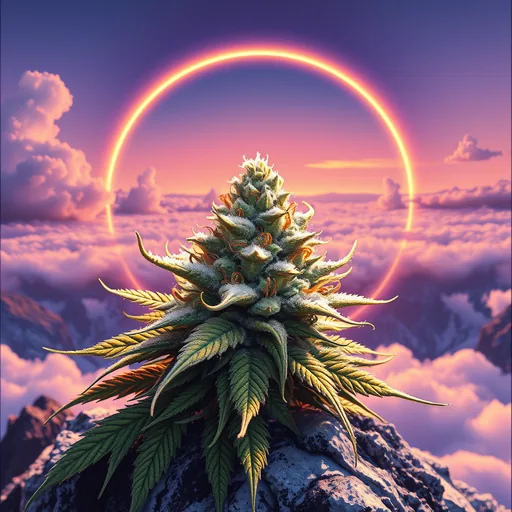 Strain art for Headband: an illustration, not a photo of the product