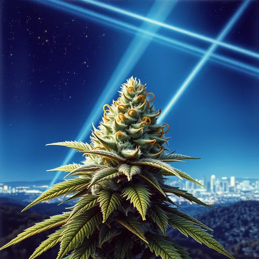 Strain art for Hollywood OG: an illustration, not a photo of the product