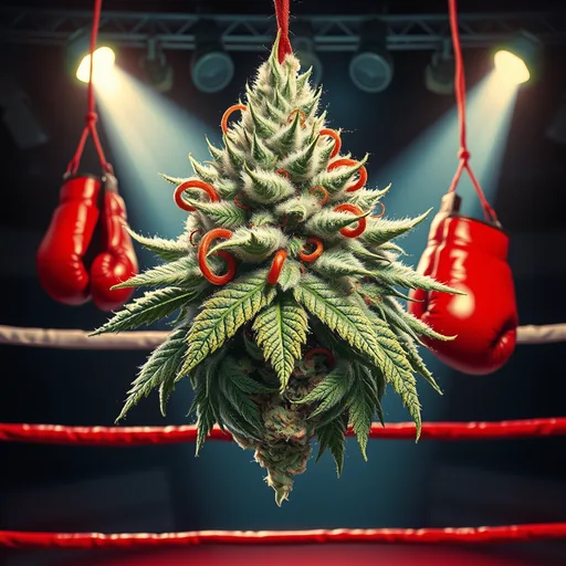 Strain art for Kimbo Kush: an illustration, not a photo of the product