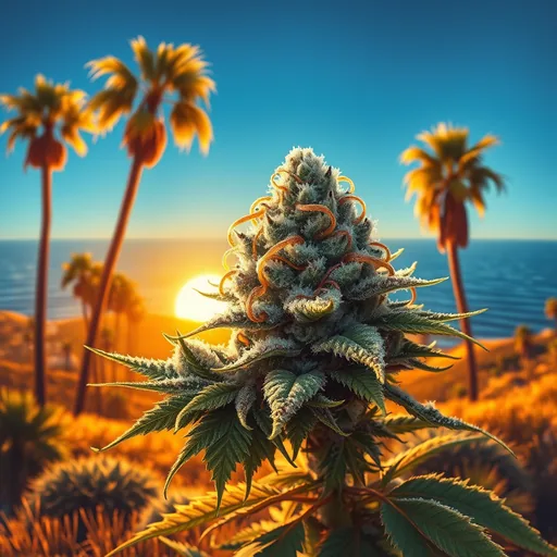 Strain art for Larry OG: an illustration, not a photo of the product