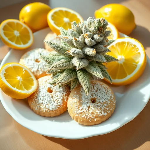 Strain art for Lemon Cookies: an illustration, not a photo of the product