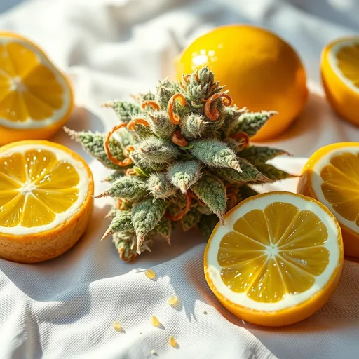 Strain art for Lemon Shortbread: an illustration, not a photo of the product