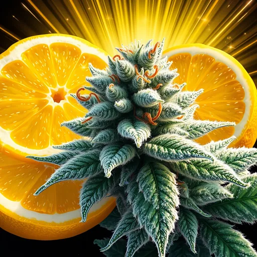 Strain art for Lemonder: an illustration, not a photo of the product