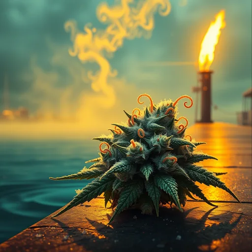 Strain art for Liberty Haze: an illustration, not a photo of the product