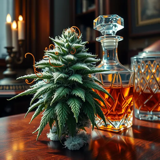 Strain art for Louie Xiii OG: an illustration, not a photo of the product
