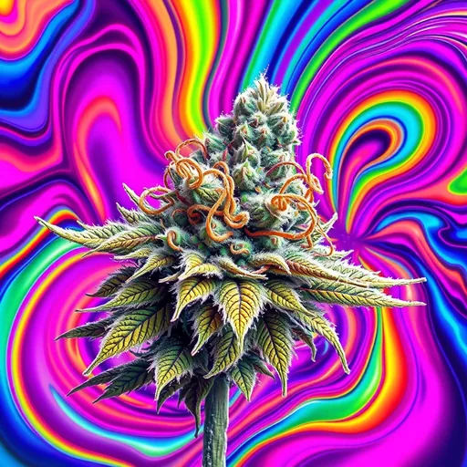 Strain art for LSD: an illustration, not a photo of the product