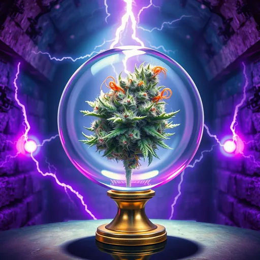 Strain art for Mad Scientist: an illustration, not a photo of the product