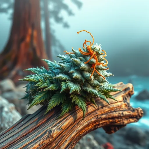Strain art for Mendo Breath: an illustration, not a photo of the product