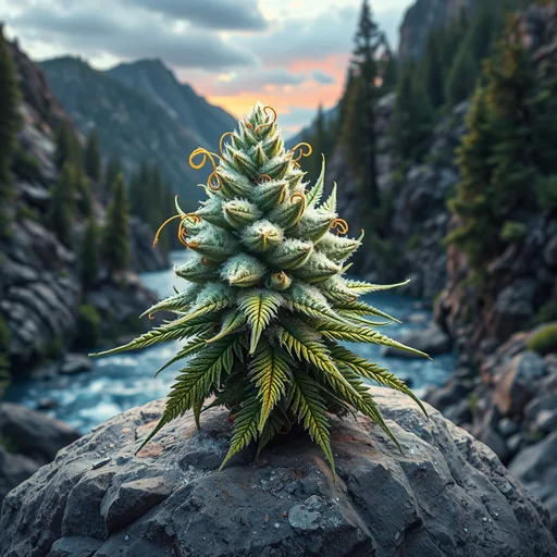 Strain art for Middlefork: an illustration, not a photo of the product