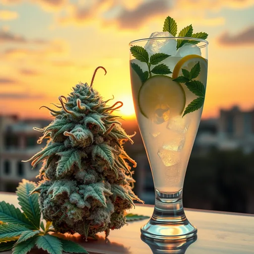 Strain art for Mojito: an illustration, not a photo of the product