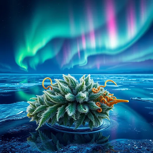 Strain art for Northern Lights 5: an illustration, not a photo of the product