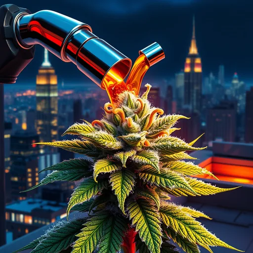 Strain art for NYC Diesel: an illustration, not a photo of the product