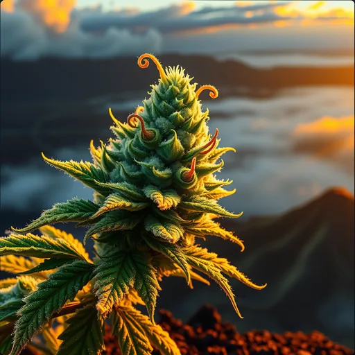 Strain art for Obama Kush: an illustration, not a photo of the product