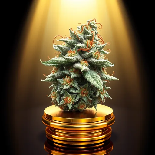 Strain art for OG-18: an illustration, not a photo of the product