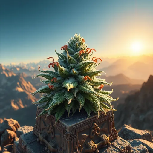 Strain art for OG Kush: an illustration, not a photo of the product
