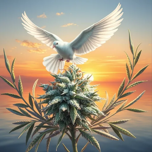 Strain art for Peace Maker: an illustration, not a photo of the product