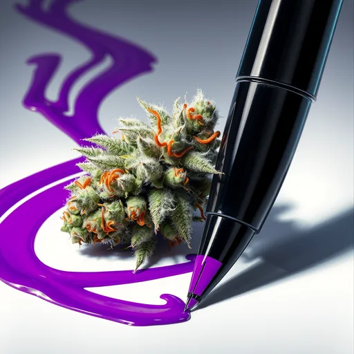 Strain art for Permanent Marker: an illustration, not a photo of the product