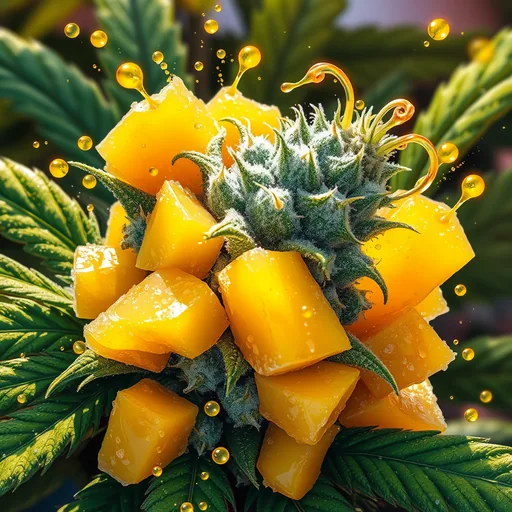 Strain art for Pineapple Chunk: an illustration, not a photo of the product