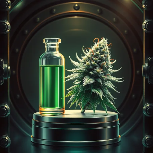 Strain art for Secret Formula: an illustration, not a photo of the product
