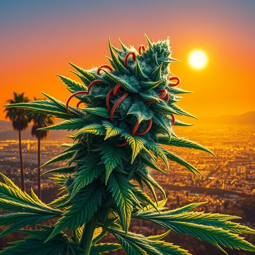Strain art for SFV OG: an illustration, not a photo of the product