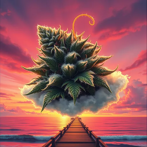 Strain art for Snoop S Dream: an illustration, not a photo of the product