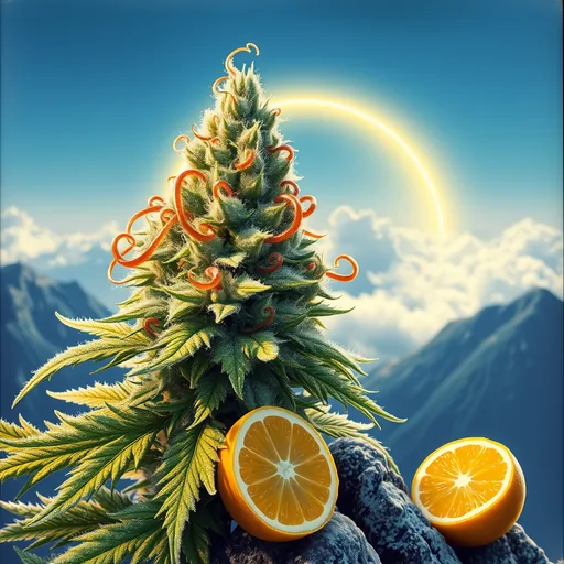 Strain art for Sour Headband: an illustration, not a photo of the product