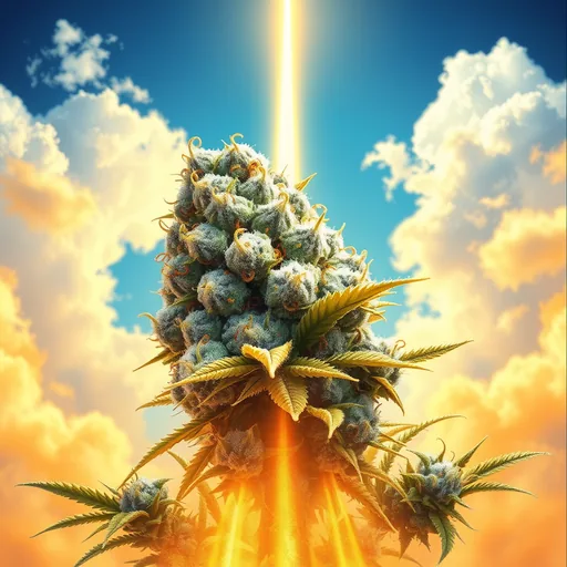 Strain art for Super Jack: an illustration, not a photo of the product