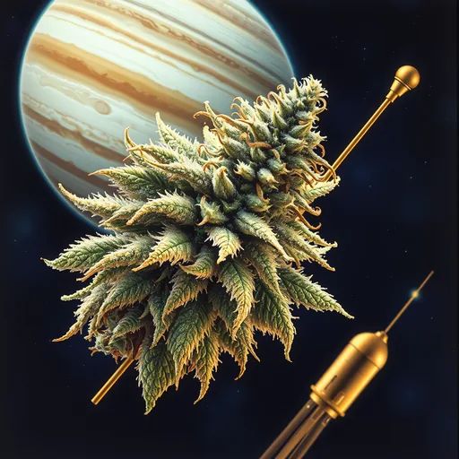 Strain art for Voyager 1: an illustration, not a photo of the product